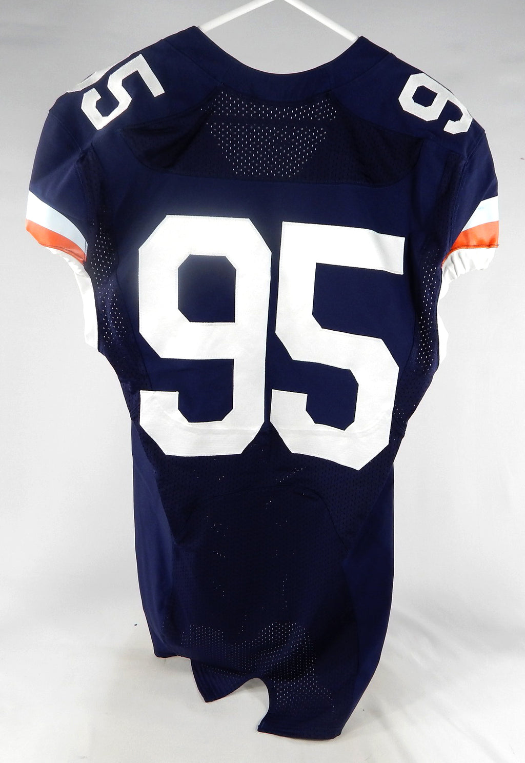 2017 Virginia Cavaliers #95 Game Used Navy Jersey Throwback Hoos Patch 40 143 Pic2
