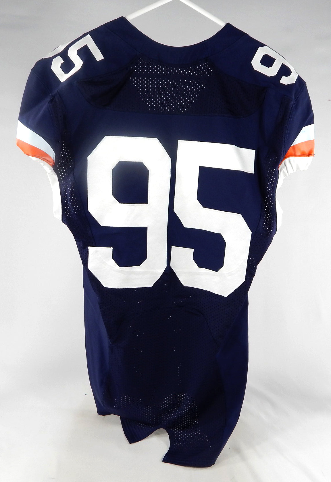 2017 Virginia Cavaliers #95 Game Used Navy Jersey Throwback Hoos Patch 40 143 Pic2