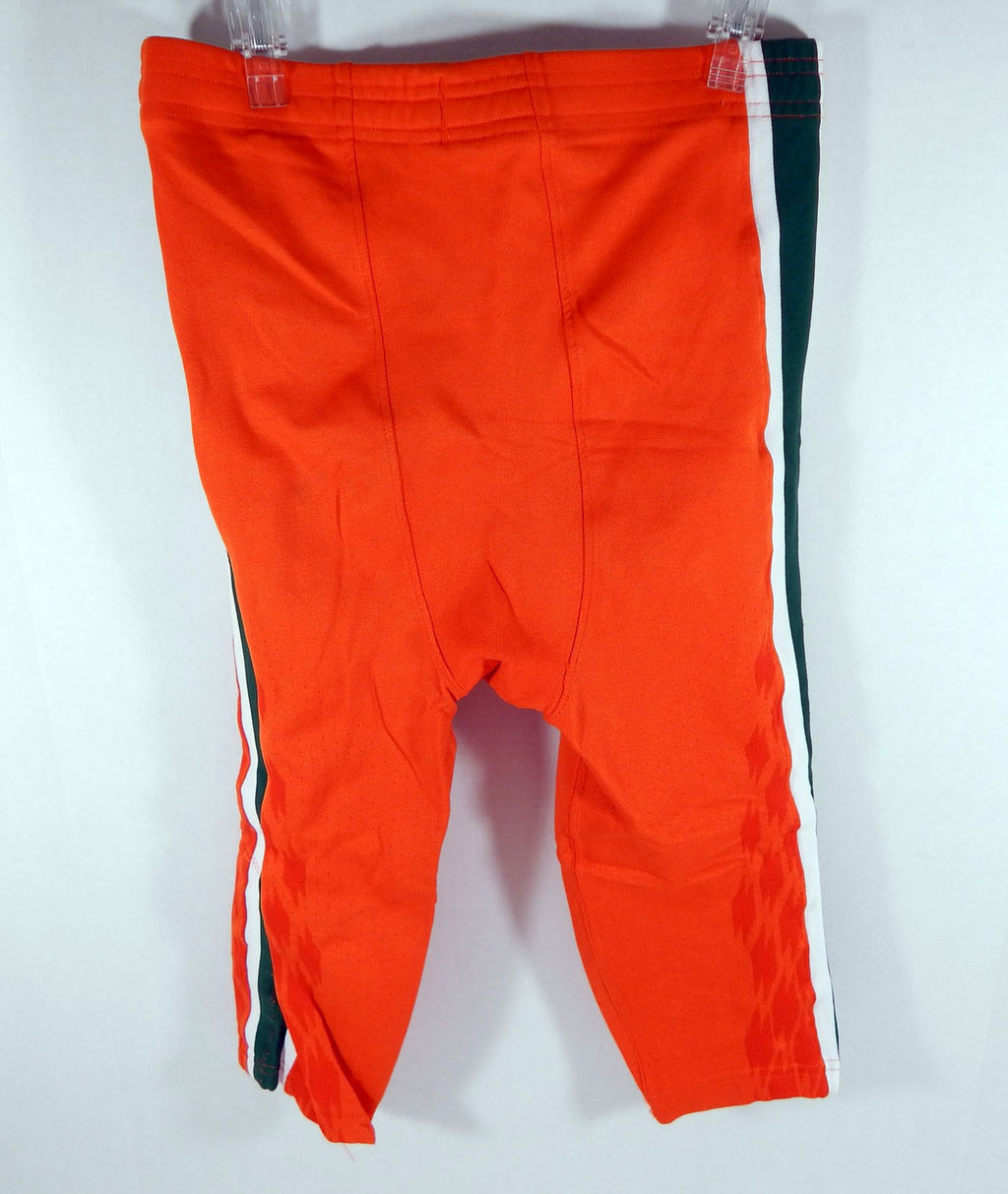 2017 University of Miami Hurricanes Game Used Orange Pants XL 710769S Pic2
