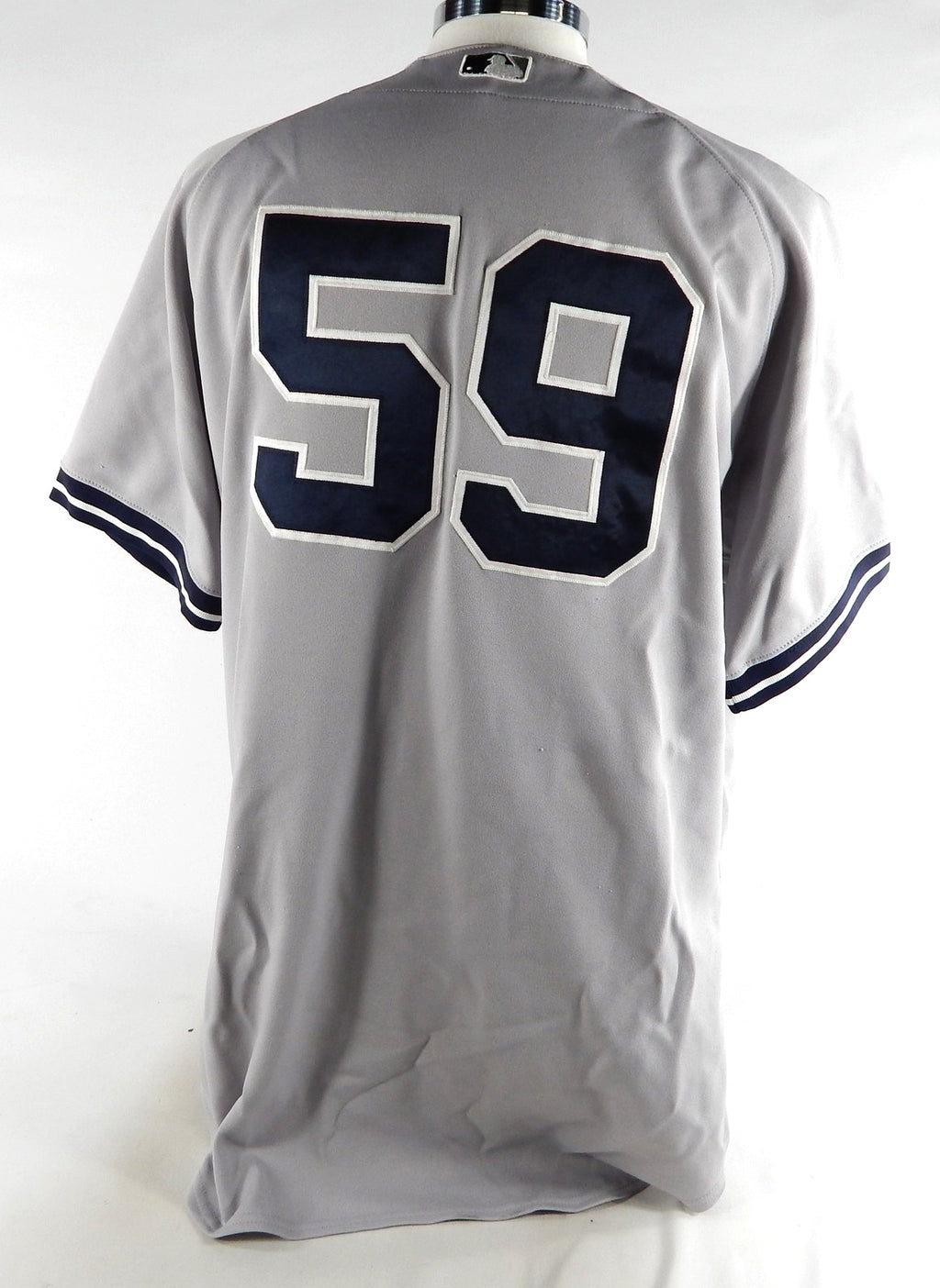 2014 New York Yankees Rob Thomson #59 Game Used Grey Jersey 48 471 Pic2