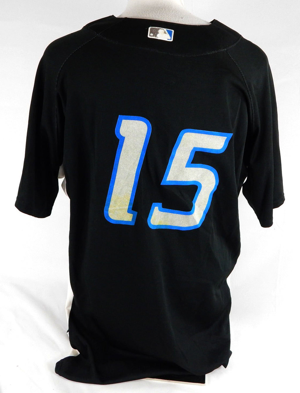2007-10 Toronto Blue Jays #15 Game Used Black Jersey ST BP 48 683 Pic2