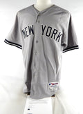 2014 New York Yankees Austin Romine #62 Game Used Grey Jersey 46 472