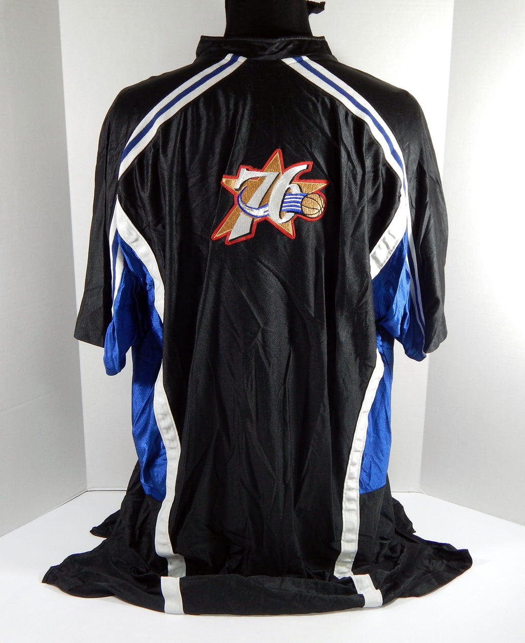 Philadelphia 76ers #9 Game Used Black Shooting Shirt 2XL DP41648 Pic2