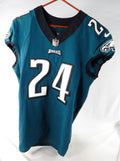 2022 Philadelphia Eagles James Bradberry #24 Game Used Green Jersey 42 485