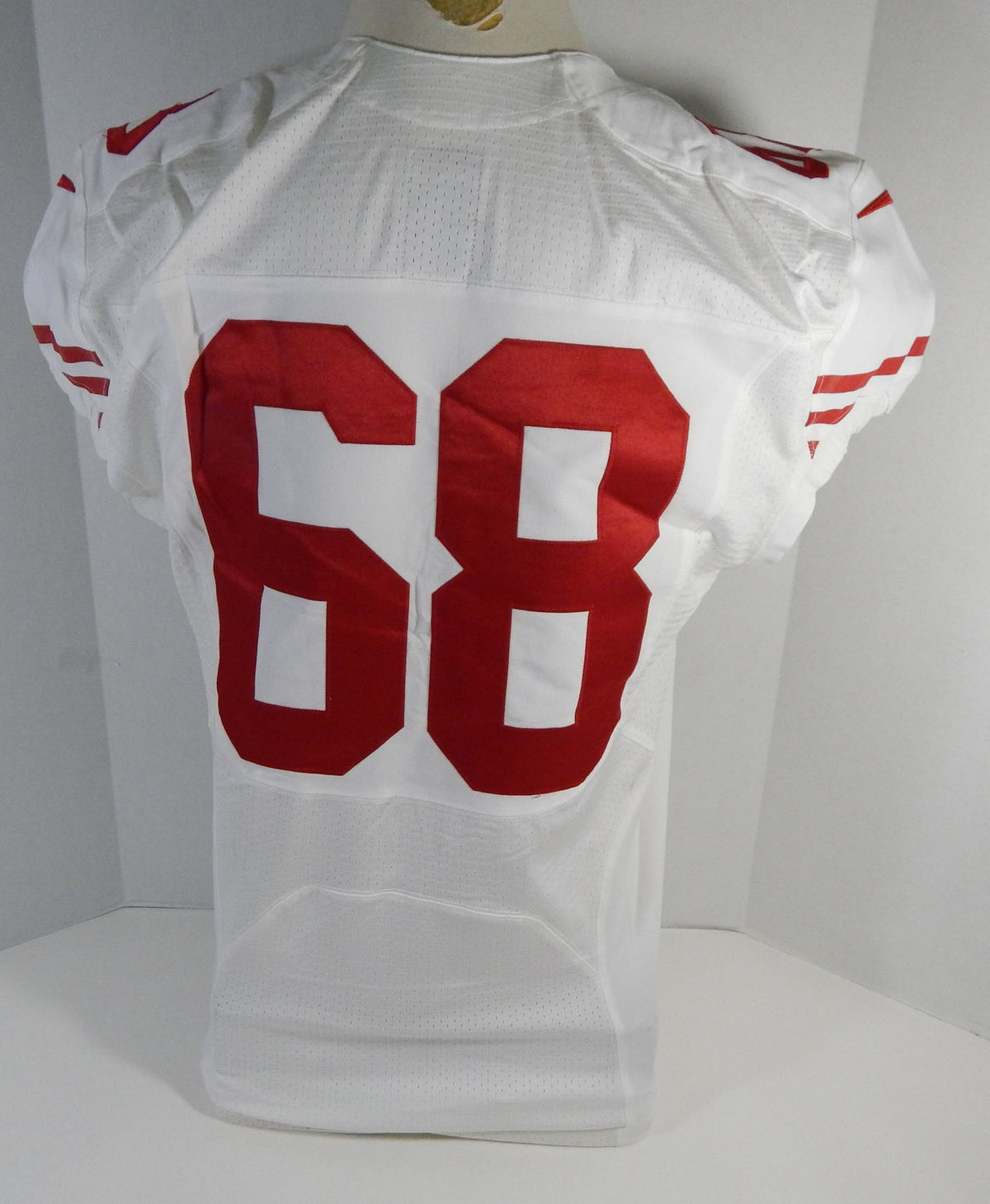 2014 San Francisco 49ers #68 Game Issued White Jersey DP16480 Pic2