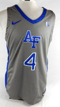 2023-24 Air Force Falcons #4 Game Issued Pos Used Grey Jersey Basketball L 279