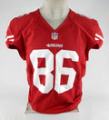 2012 San Francisco 49ers #86 Game Issued Red Jersey 46 DP70744