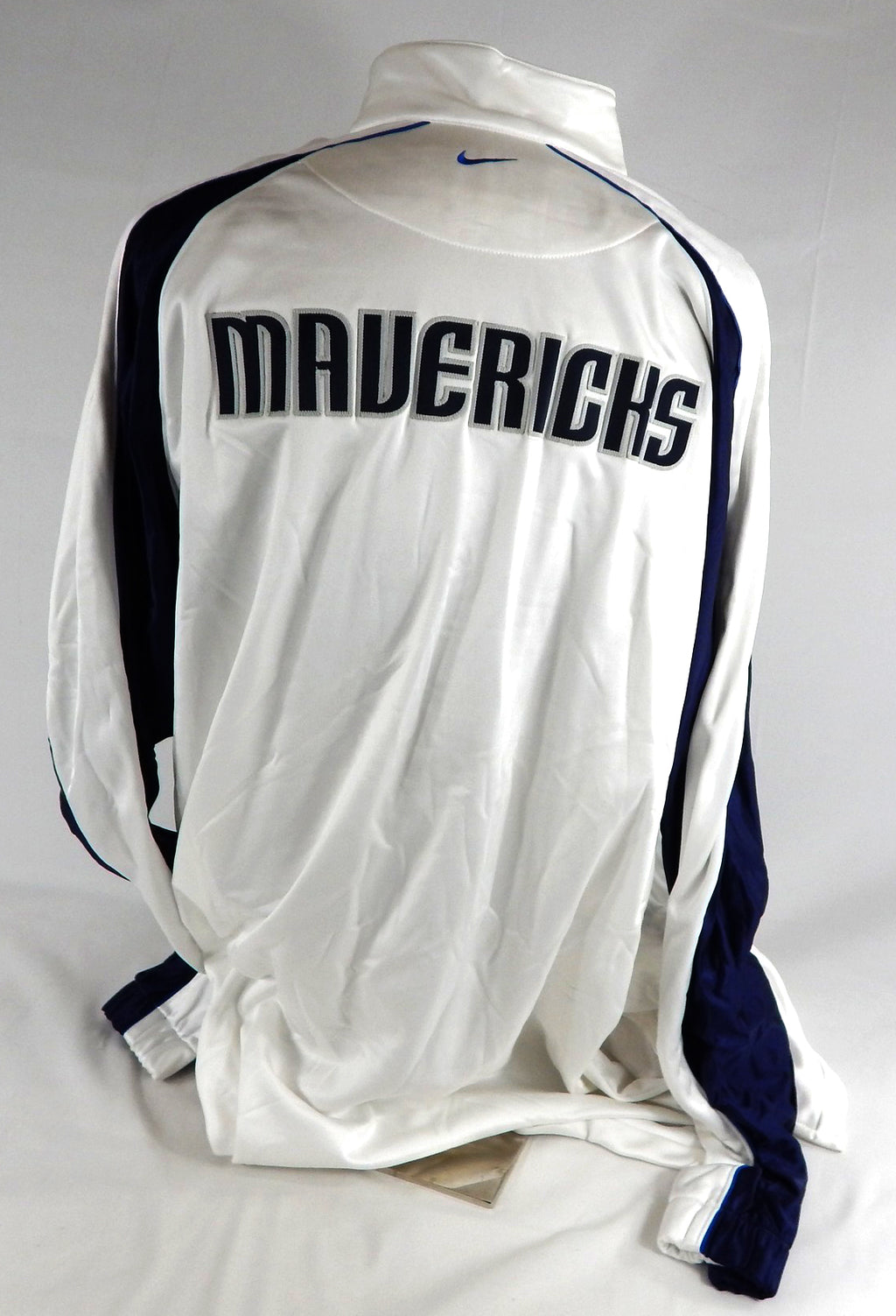 2001-02 Dallas Mavericks Game Issued White Warm Up Jacket 3XL 233 Pic2