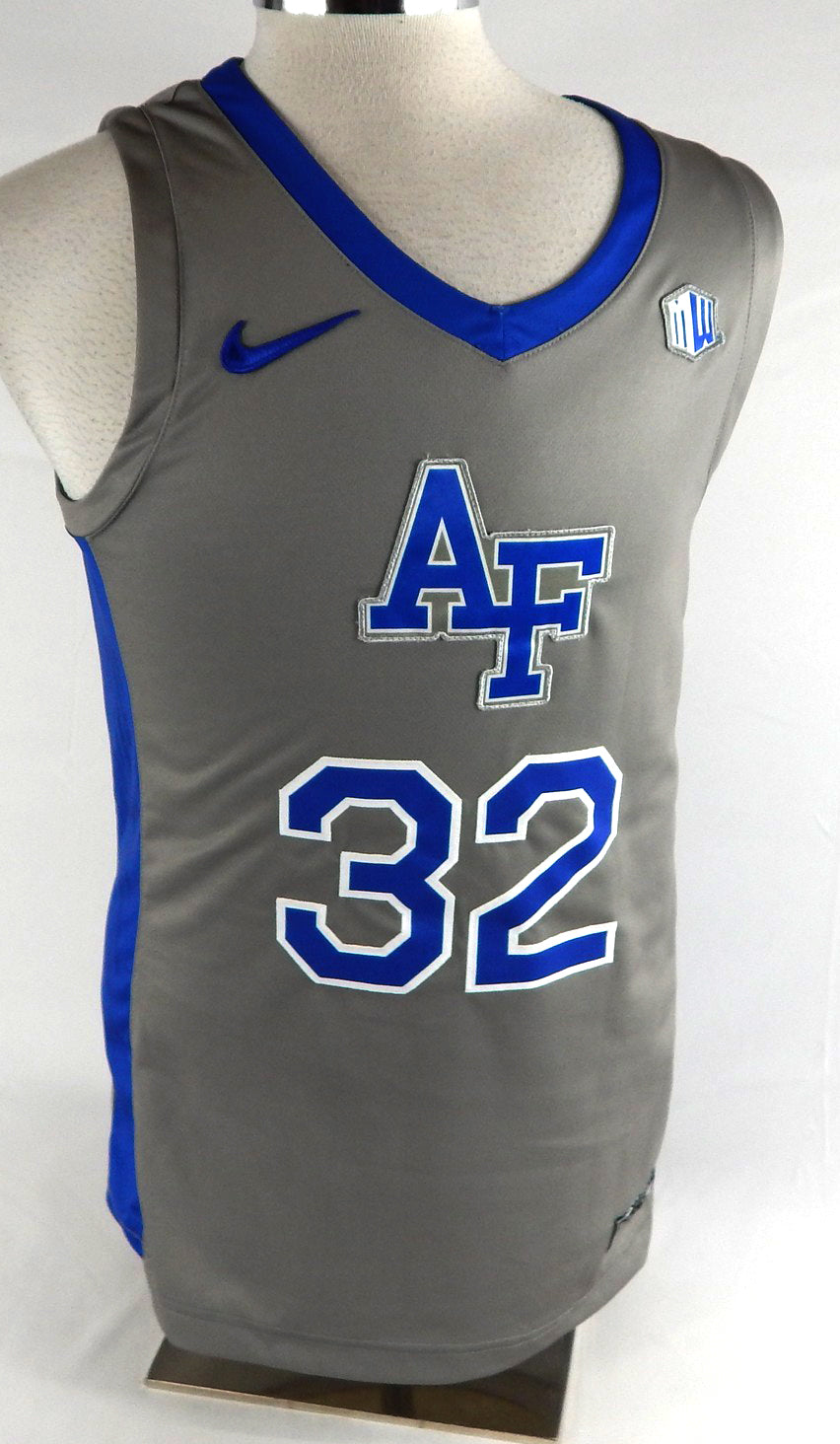 2022-23 Air Force Falcons #32 Game Issued Pos Used Grey Jersey Basketball M 280