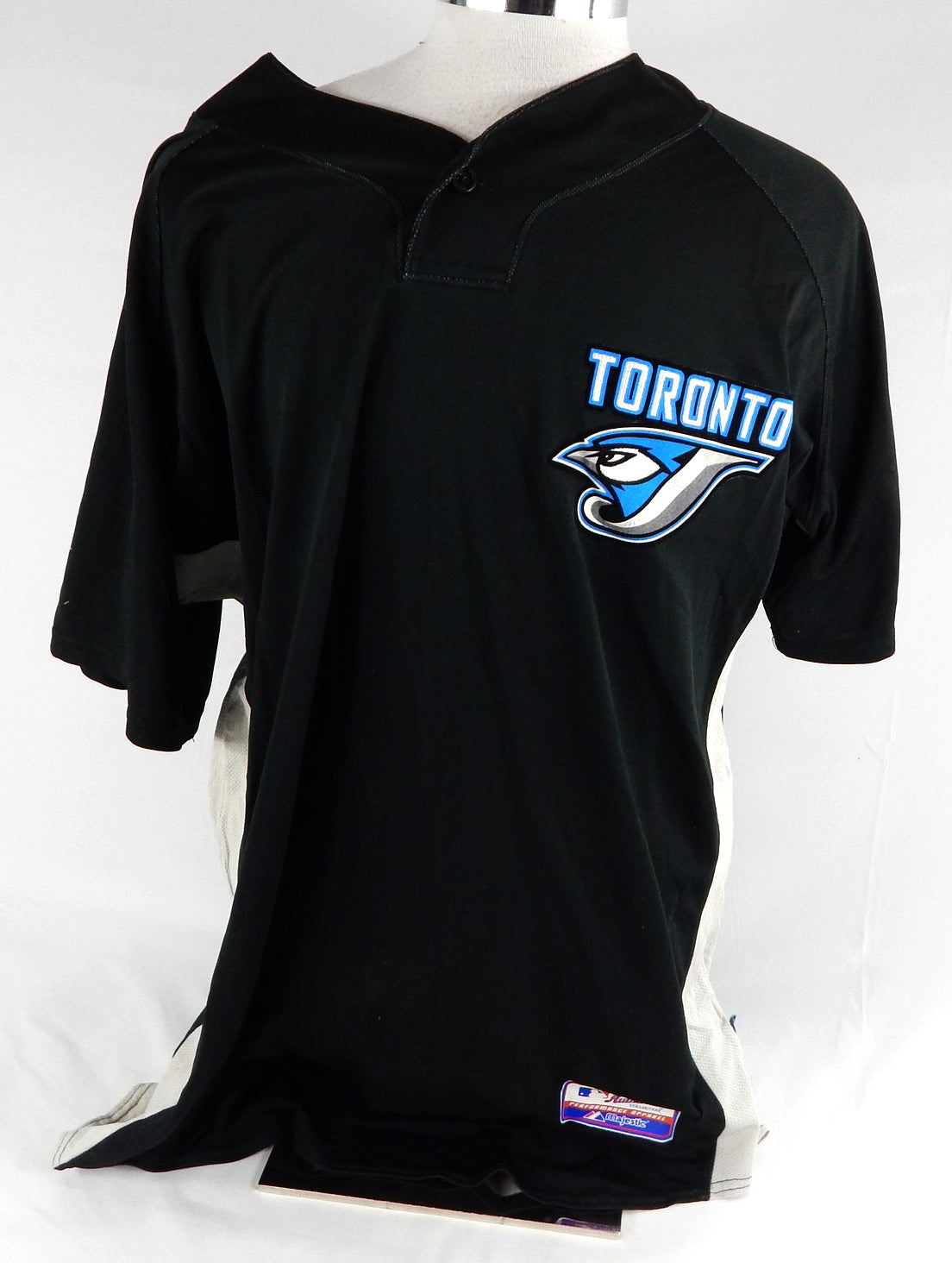 2007-10 Toronto Blue Jays #22 Game Used Black Jersey ST BP 50 686