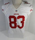 2012 San Francisco 49ers #83 Game Issued White jersey DP16482