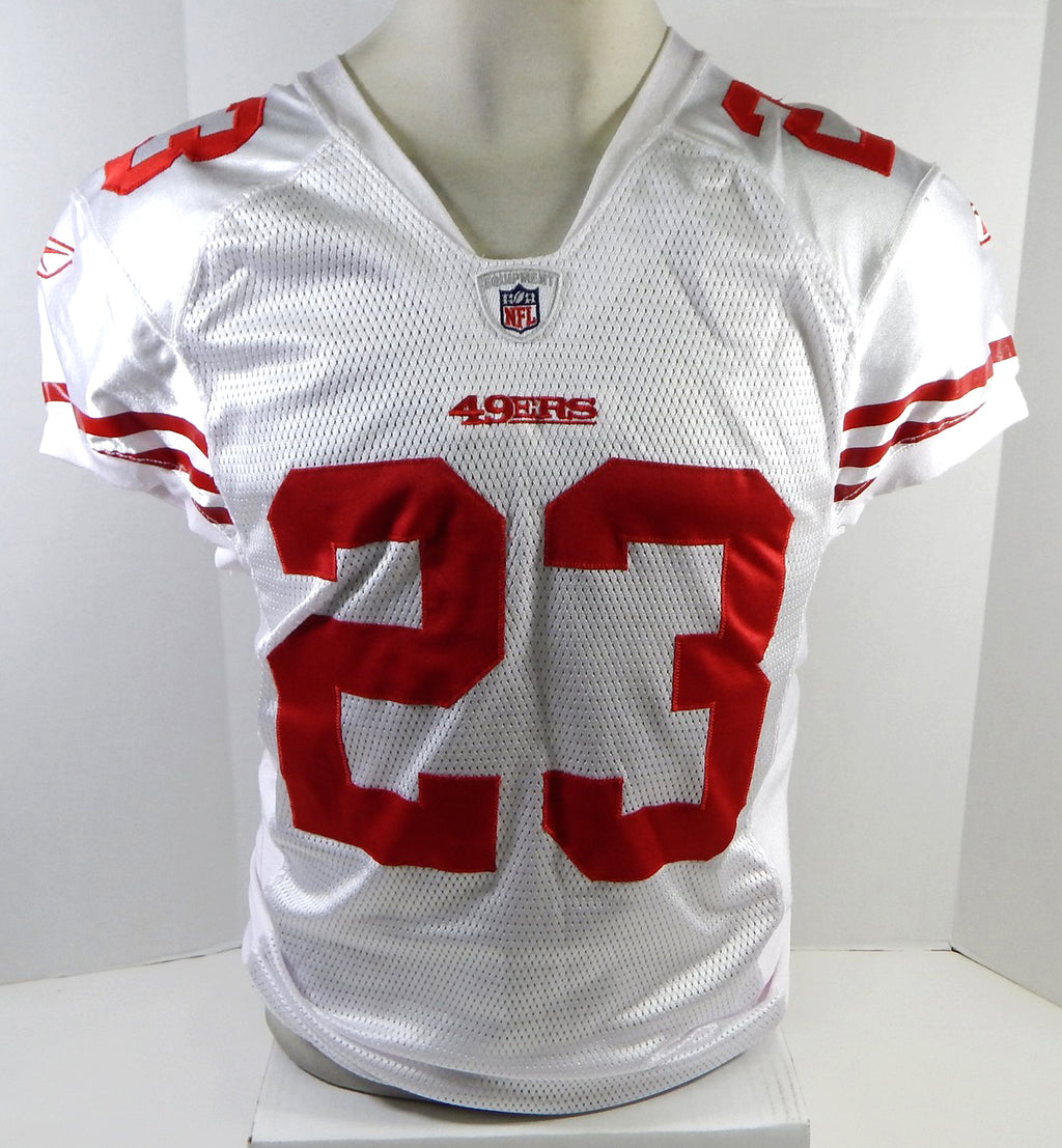 2002 San Francisco 49ers Marcus Hudson #23 Game Issued White Jersey 44 DP26481 Pic2