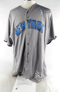 2017 New York Yankees Alan Crockell #62 Game Issued Grey Jersey & Hat 50 477