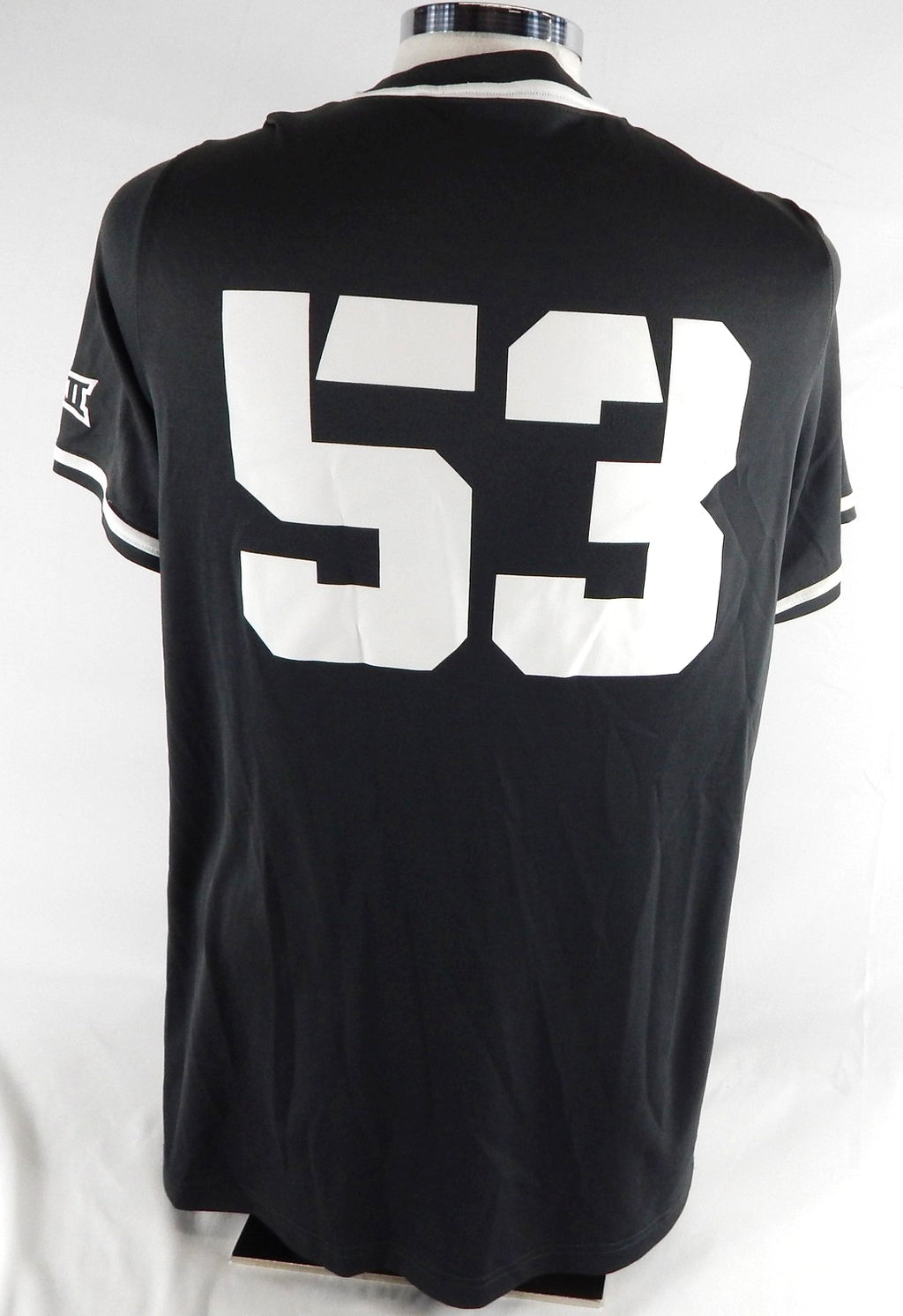 2020 Texas Christian TCU Frogs #53 Game Used Grey Practice Jersey Baseball L 707 Pic2