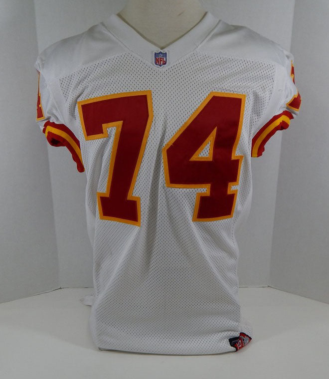 2001 Kansas City Chiefs Alex Sulfsted #74 Game Issued White Jersey DP11026 Pic2