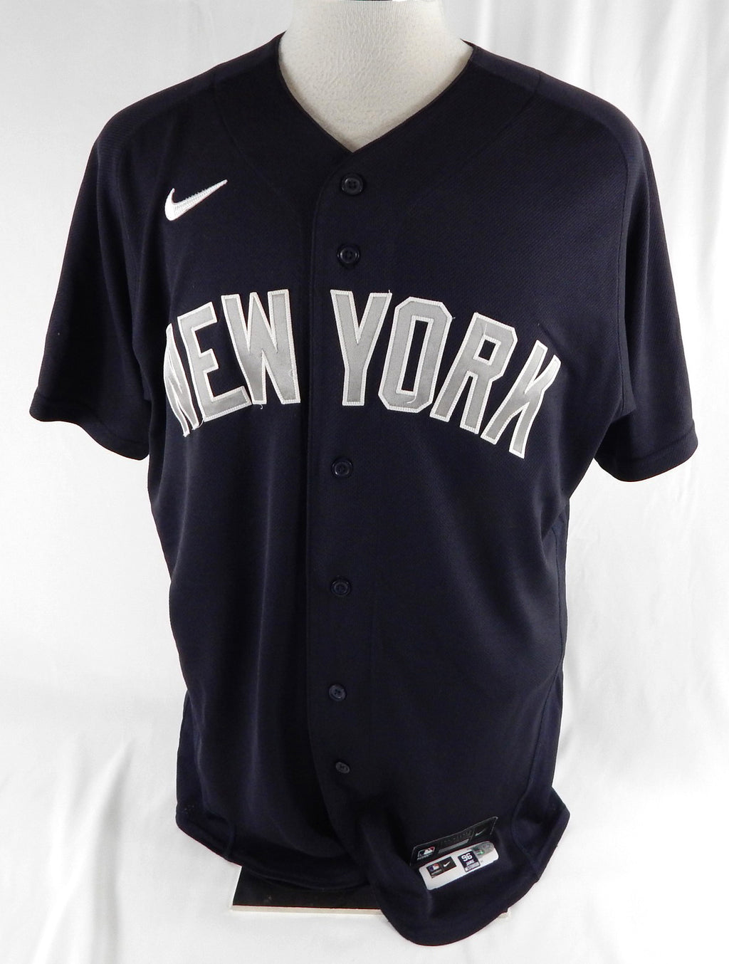 2020 New York Yankees Jamie Westbrook #96 Game Issued P Used Navy Jersey BP ST 4