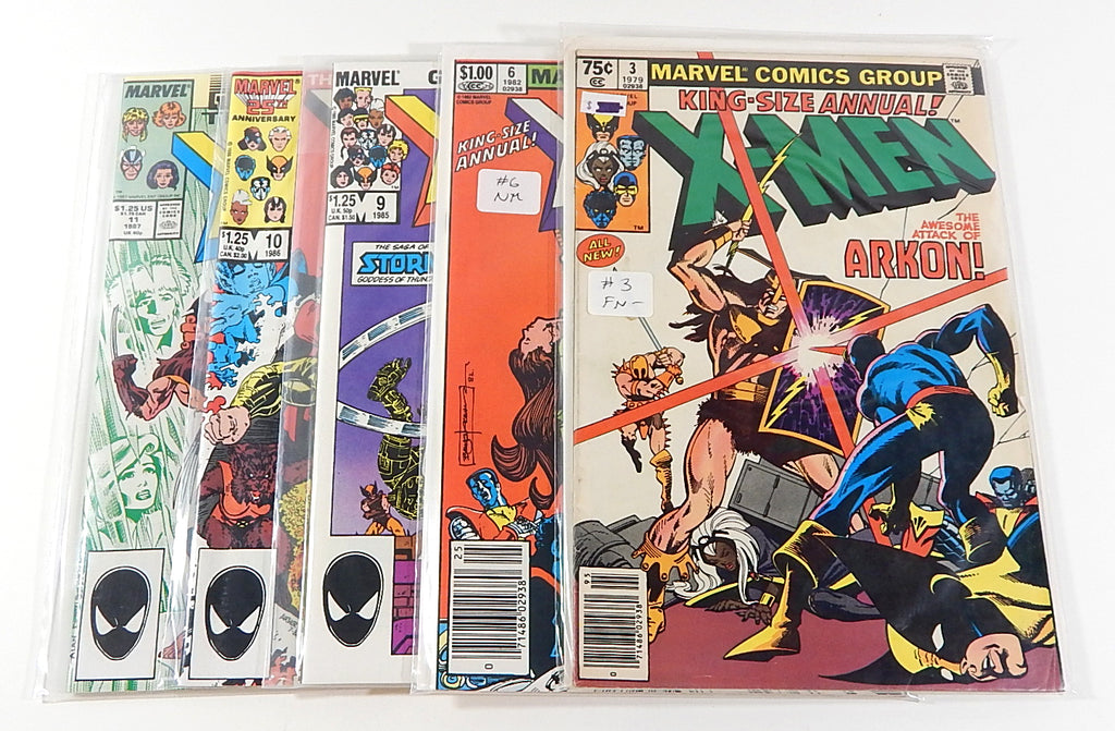 Uncanny X-Men Annual #3 6 9 10 11 Comic Book Lot Marvel 1979-87 Frank Miller