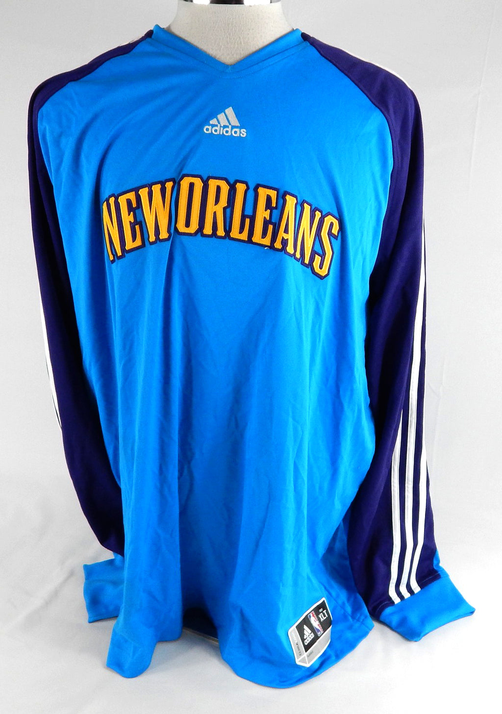 2009-10 New Orleans Hornets Game Issued Blue Shooting Shirt XL 237