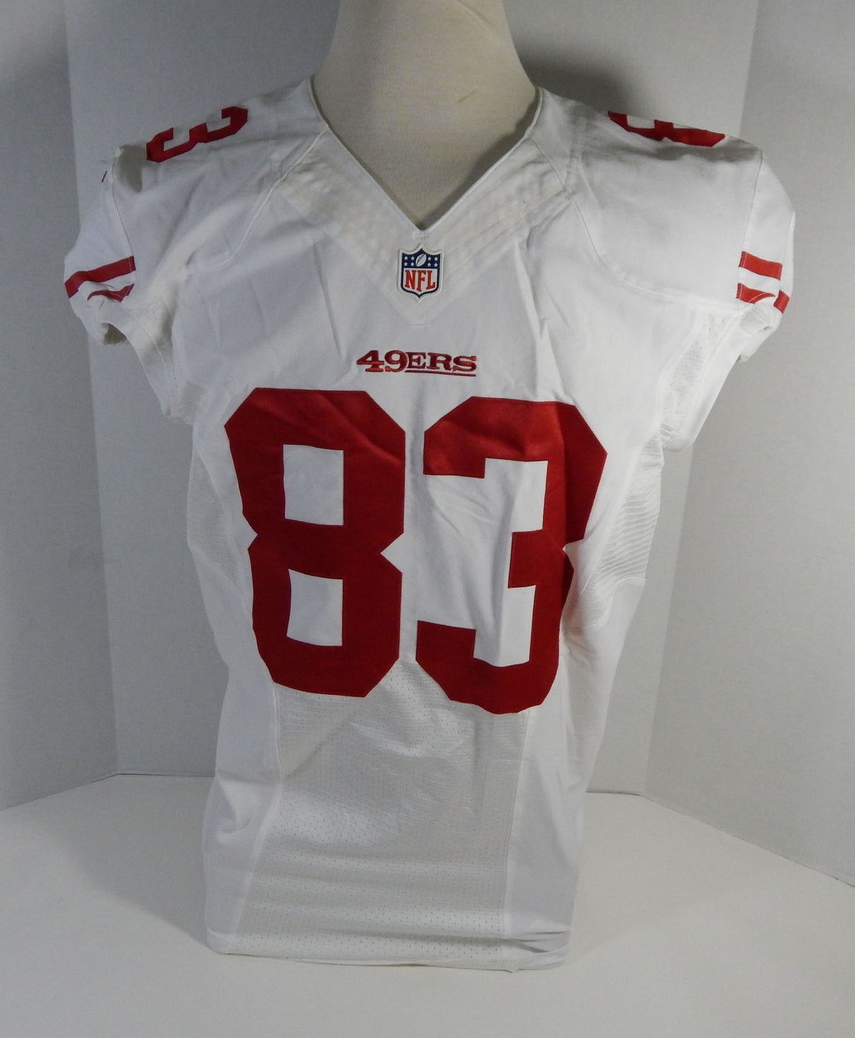 2014 San Francisco 49ers #83 Game Issued White jersey DP16485