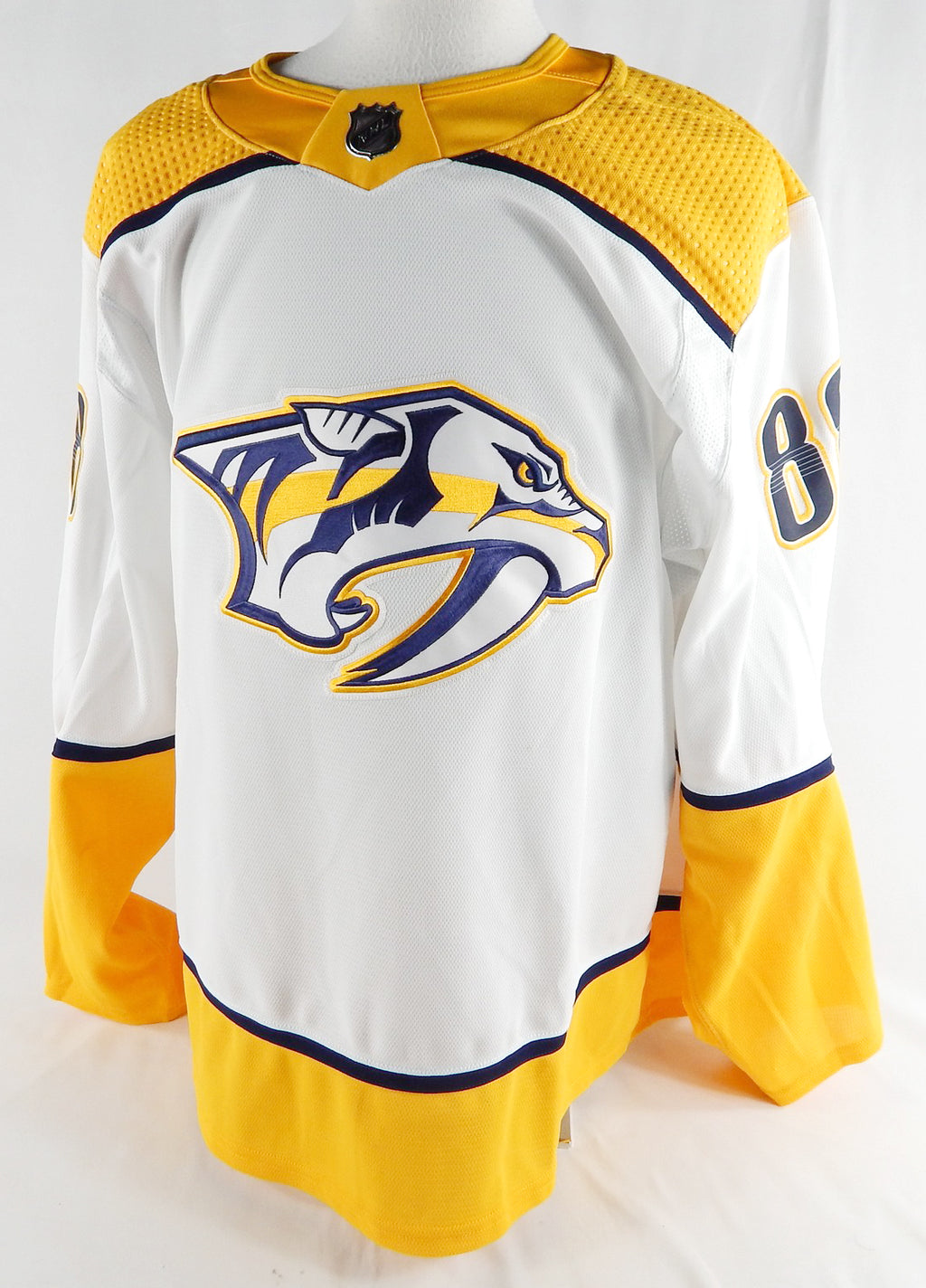 2021 Nashville Predators Mark Duarte #88 Game Issued White Jersey 56 700