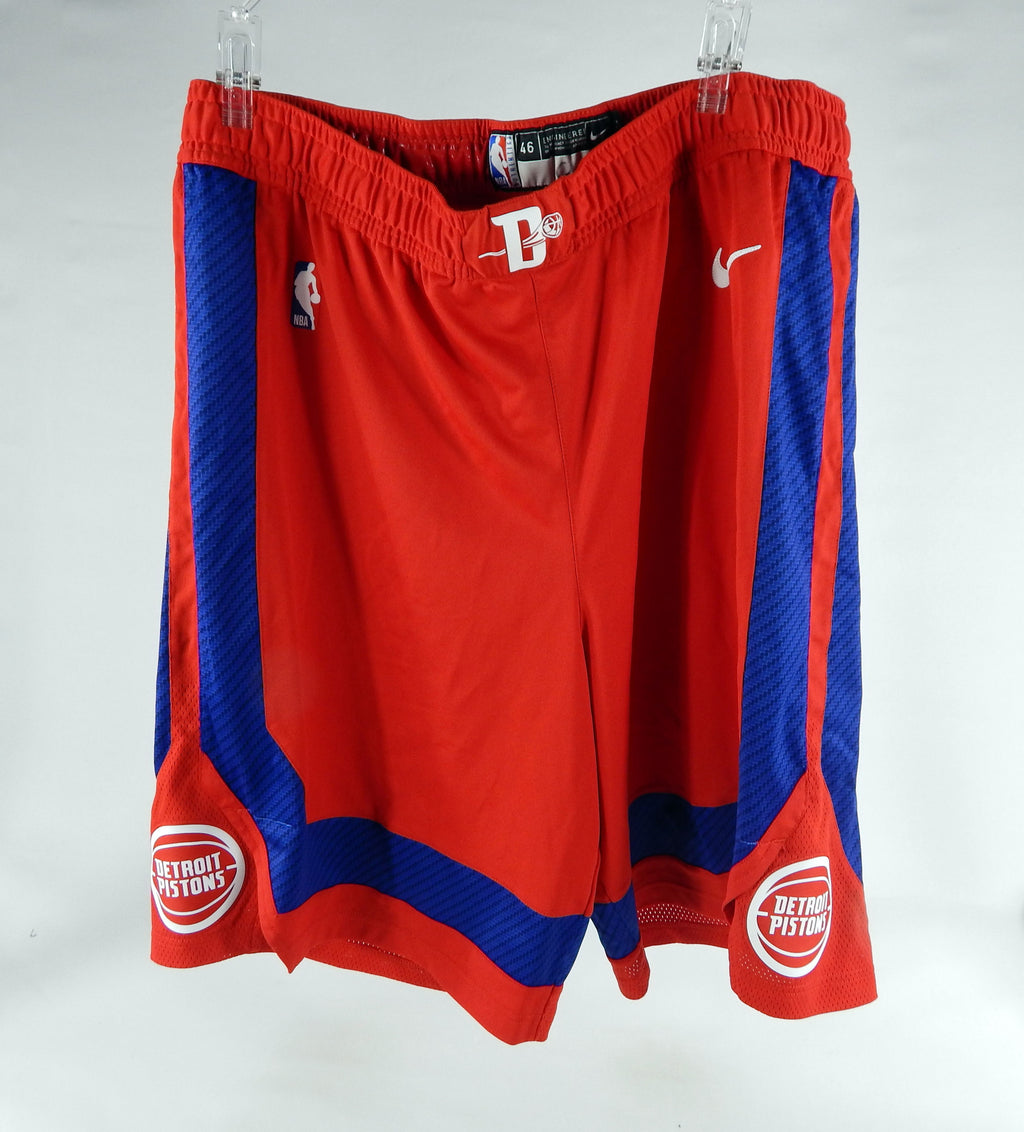 2019-20 Detroit Pistons Andre Drummond #0 Game Used Red Shorts City Ed 46+2 91