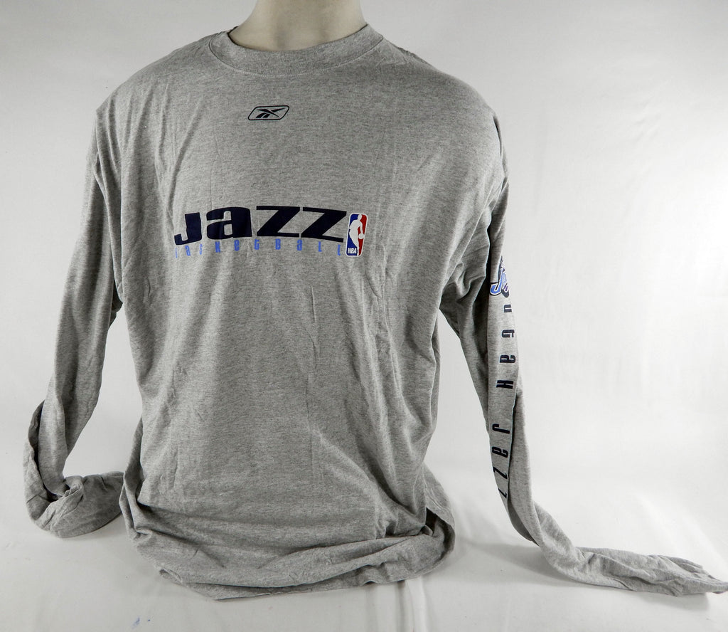 2000s Utah Jazz Game Issued Grey Training Shirt 3XL DP68979