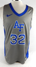 2021-22 Air Force Falcons #32 Game Issued Pos Used Grey Jersey Basketball L 284