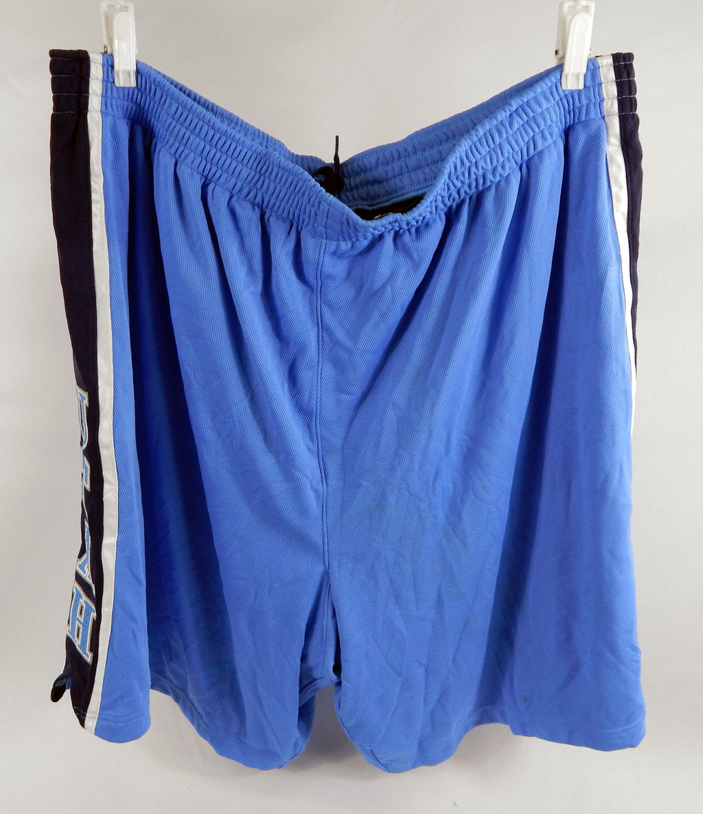 2006-10 Utah Jazz Game Issued Blue Basketball Shorts Size 52 172 Pic2