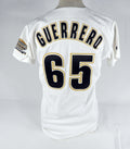 1995 Houston Astros Juan Guerrero #65 Game Used White Jersey 30th P 44 8