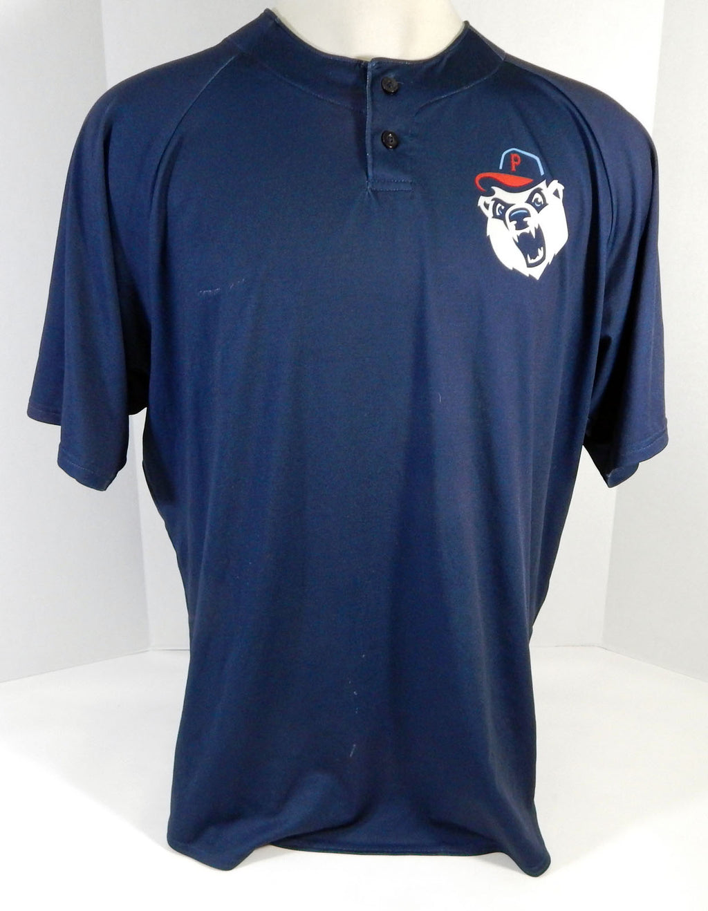 2015-16 Pawtucket PawSox Red Sox Bob Kipper #13 Game Used Navy Jersey XL 603