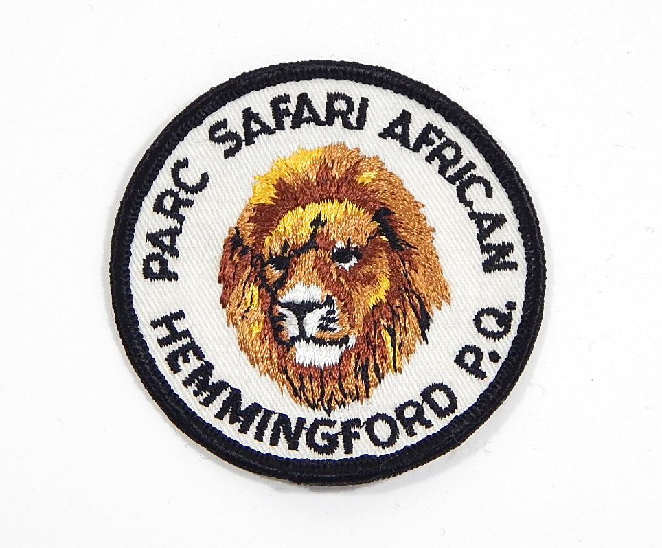 Parc Safari African Zoo Hemmingford Quebec Canada Vintage Embroidered Patch 3"