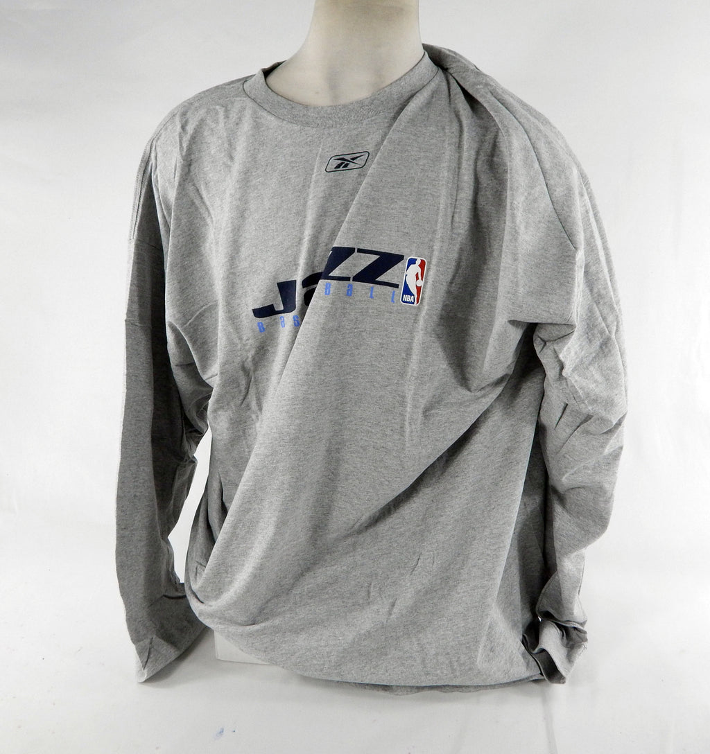 2000s Utah Jazz Game Issued Grey Training Shirt 3XLT DP68981