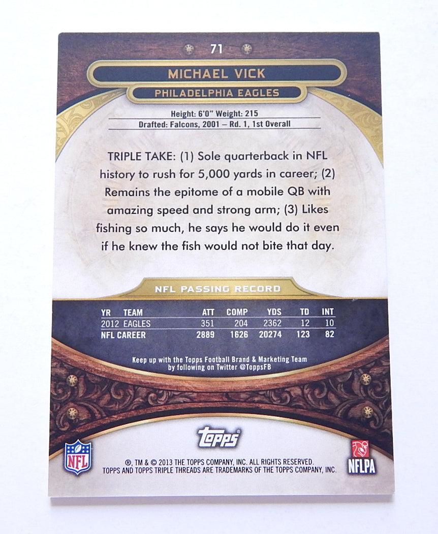 2013 Titanium Michael Vick # 16/25 Pic2