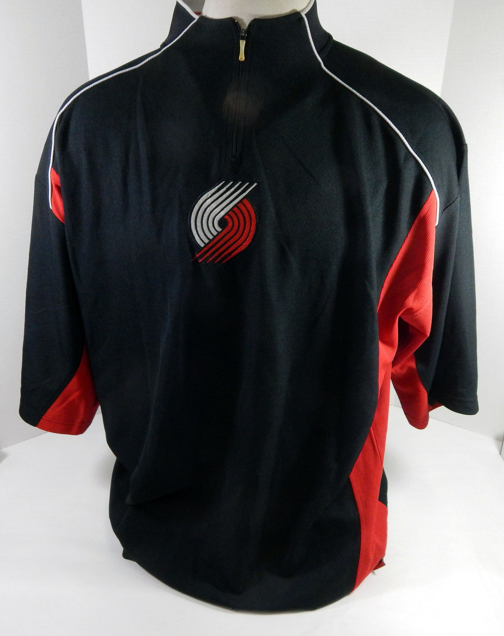 2000s Portland Trailblazers Game Issued Black Shooting Shirt 2XL DP63818