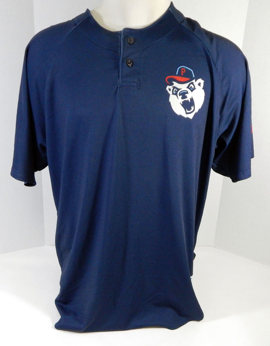 2015-16 Pawtucket Red Sox Jonathan Aro Robby Scott #36 Game Used Navy Jersey 6