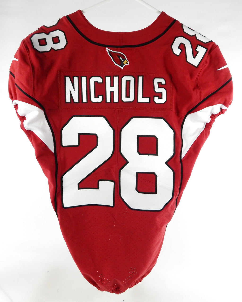 2019 Arizona Cardinals Deatrick Nichols #28 Game Used Red Jersey 100 Patch 40 09 Pic2