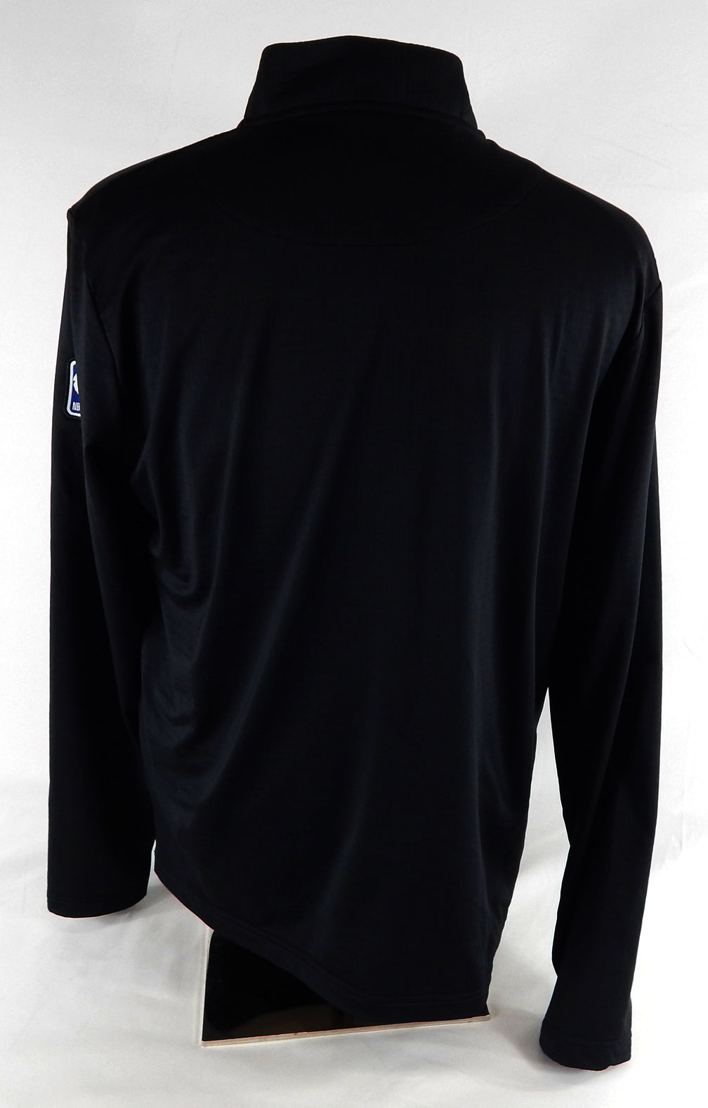 2024-25 Detroit Pistons Jaden Ivey #23 Game Used Black Quarter Zip Shirt L 241 Pic2