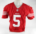 2014 San Francisco 49ers McLeod Bethel Thompson #5 Game Issued Red Jersey 44 5