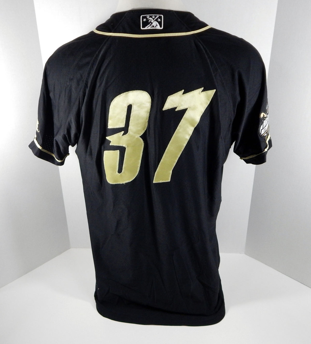 2015 Omaha Storm Chasers Clemens Finnegan Blanton #37 Game Used Black Jersey BTB
