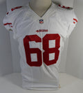 2014 San Francisco 49ers #68 Game Issued White Jersey DP16492