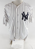 2016 New York Yankees Kirby Yates #50 Game Used White Jersey Berra 8 Patch 10/1/