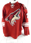 2014-15 Arizona Coyotes Philip Samuelsson #25 Game Used Red Jersey 58 706
