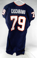 2012 Virginia Cavaliers Sean Cascarano #79 Game Used Navy Jersey 42 154
