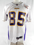 2012 Minnesota Vikings #85 Game Used White Practice Jersey 52 DP86484
