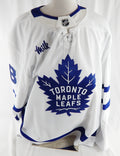 2024-25 Toronto Maple Leafs Steven Lorentz #18 Game Used White Jersey Set 1 58 2