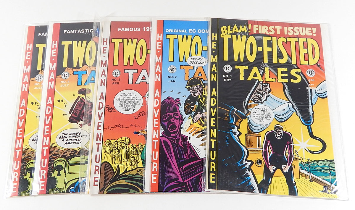 Two-Fisted Tales #1-9 EC Comics Reissues Lot 1992 Russ Cochran Harvey Kurtzman Pic2