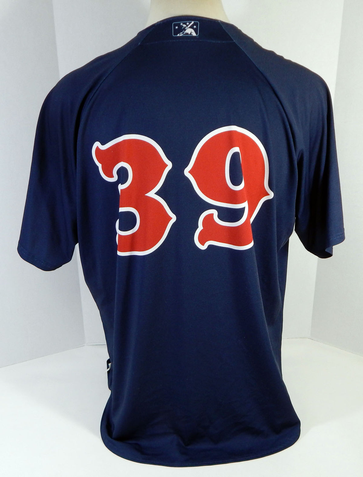 2015 Pawtucket PawSox Red Sox Luis Ysla #39 Game Used Navy Jersey XL 610 Pic2