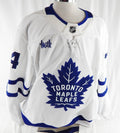 2024-25 Toronto Maple Leafs Bobby McMann #74 Game Used White Jersey Playoffs R 1