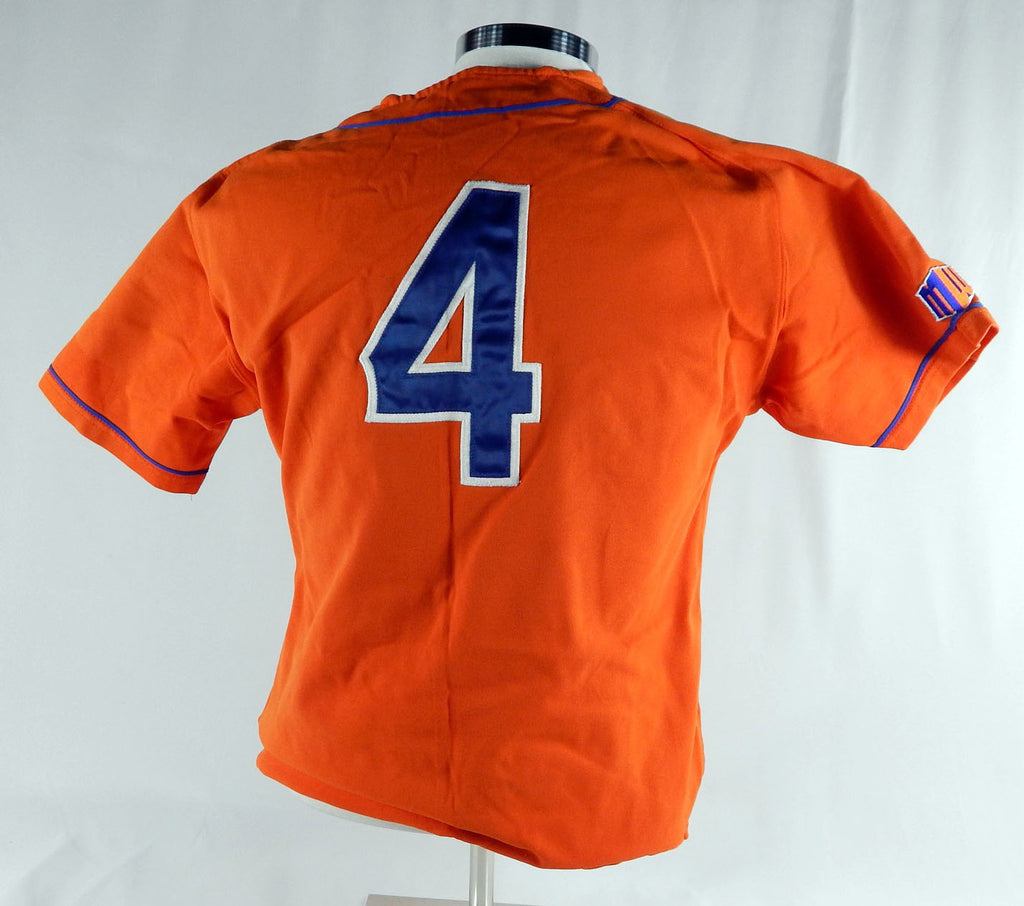 2000s Boise State Broncos #4 Game Used Orange Jersey Softball L 985 Pic2