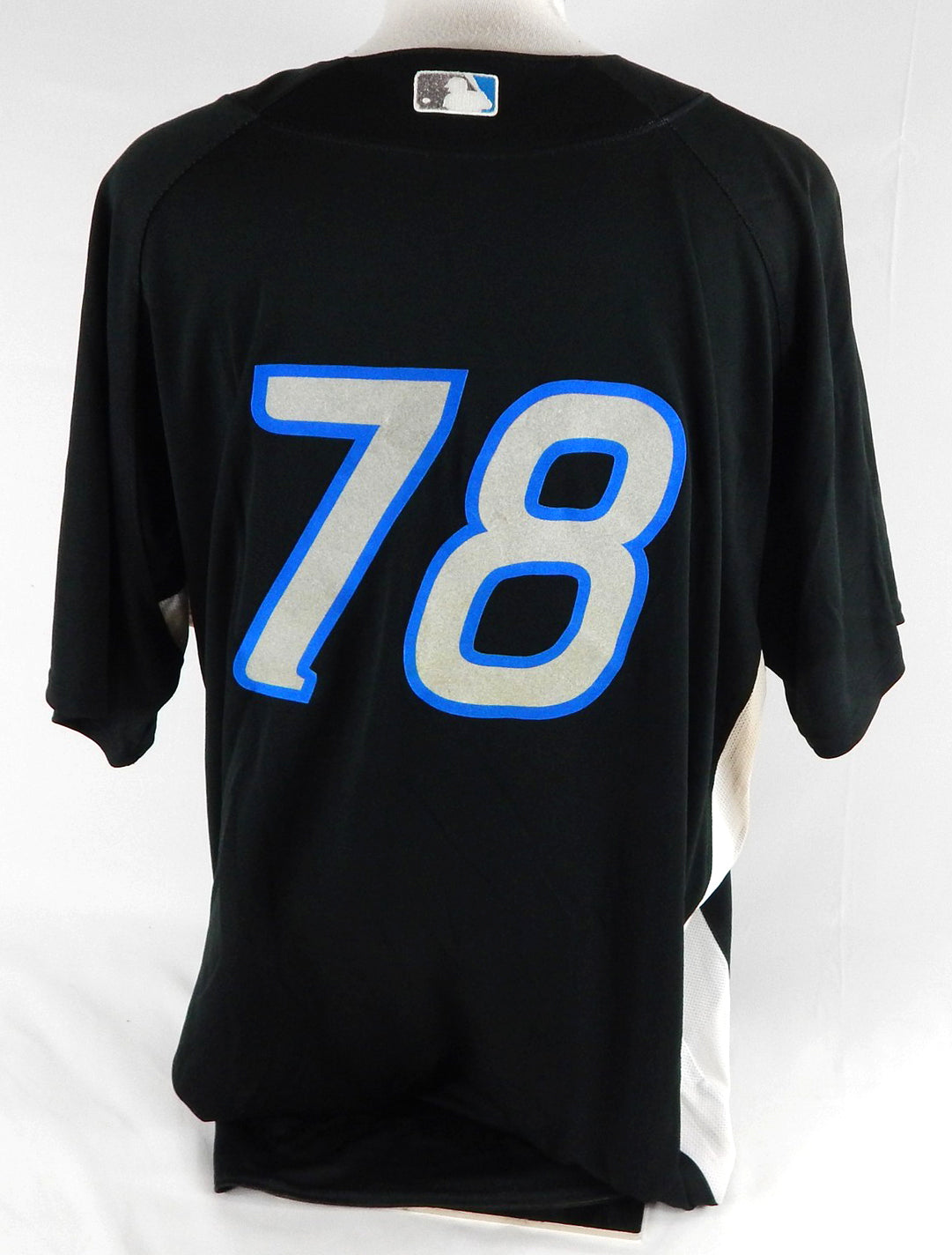 2007-10 Toronto Blue Jays #78 Game Used Black Jersey ST BP 52 697 Pic2